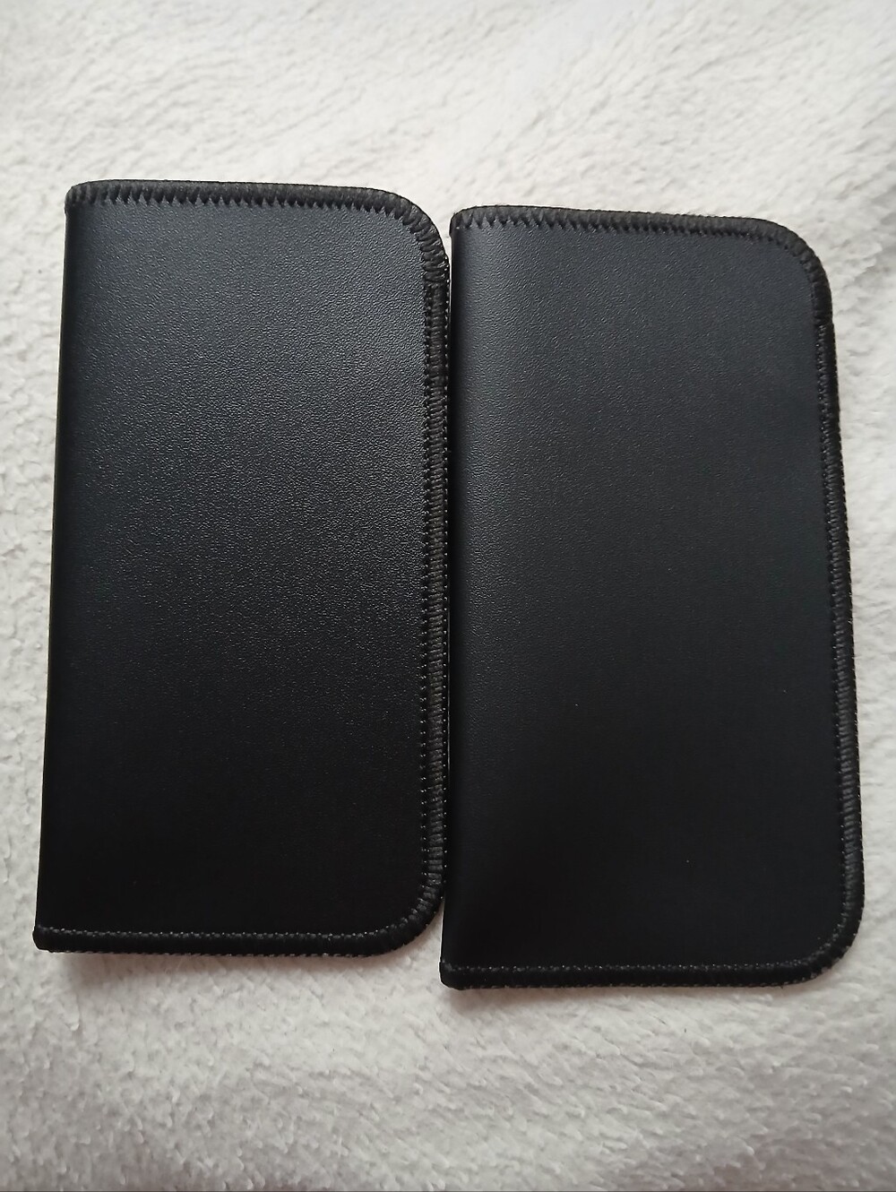 Two Black Glasses Cases. Like New.